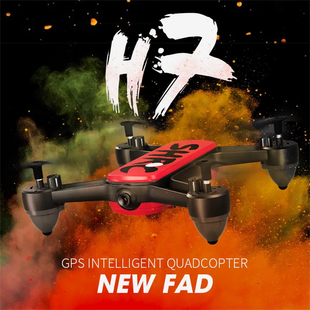 Дрон SHRC H7 5G селфи wifi FPV gps с 4K HD камерой складной RC Квадрокоптер