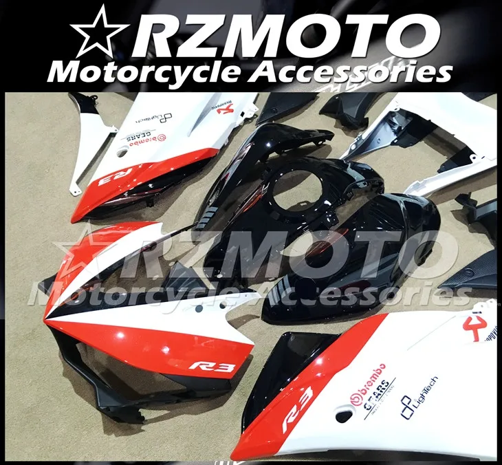 ABS мотоцикл обтекатель комплект для YAMAHA YZF R25 R3- год кузов литьевая форма Магазин № 1958