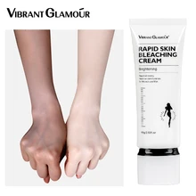 VIBRANT GLAMOUR Rapid Skin Bleaching Cream Whitening Brightening  Moisturizing Long-lasting Soothing Repairing Body Lotion 80g