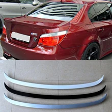 Для автомобиля спойлер BMW 5 серии E60 2004-2010 ABS углеродного волокна праймер цвет багажника заднее крыло BMW M5 545i 550i 523Li525Li530Li хвост