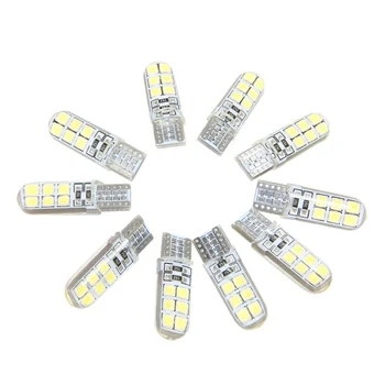 

Accessory Car Lights Exterior White Error Free Silicone Bulb 12SMD 2835 6000K Replacement Lamps Canbus