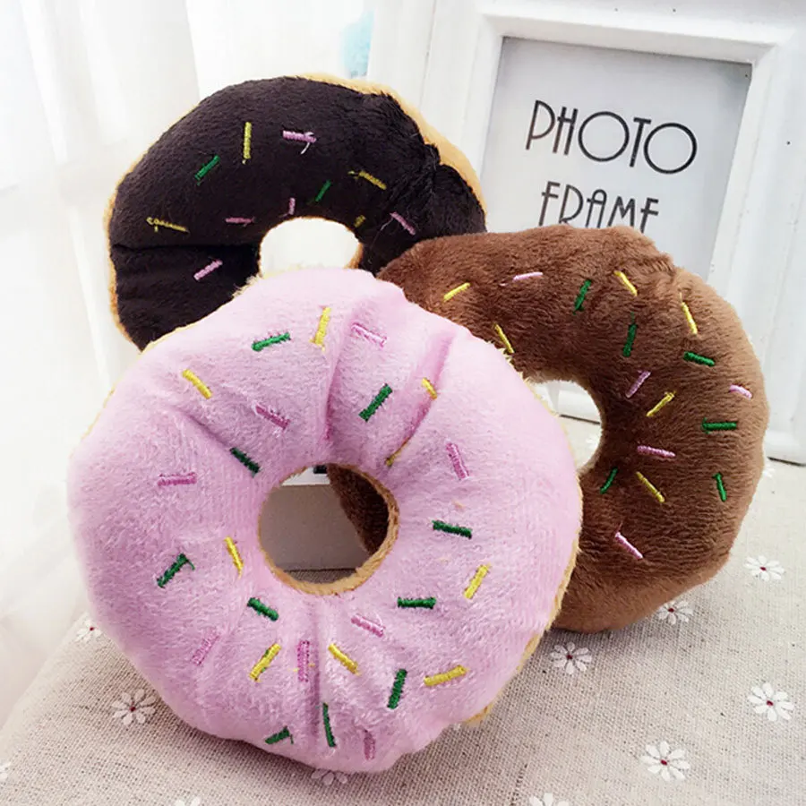 Donat Pink 14 Cm Warna Kopi Anjing Teether