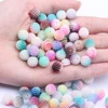 10mm 20pcs/lot Acrylic multi-colored bayberry beads imitation pearl Round Loose Bead DIY Necklace&Bracelet Jewelry Craft Making ► Photo 1/6