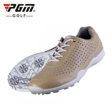 PGM Мужские дышащие кроссовки для гольфа из мягкой кожи; Мужская Спортивная обувь на шнуровке; удобные кроссовки на шнуровке; размеры EU39-44; AA10101