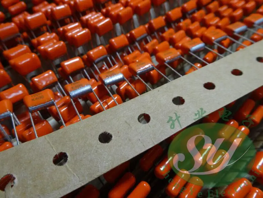 50 шт. VISHAY MKT367 0,1 мкФ/400 В 100NF u1 104 пленочный конденсатор 8 мм