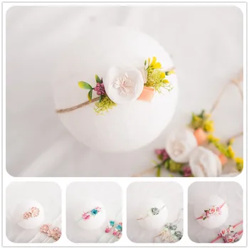 

New baby photography tiara baby picture handmade head flower newborn photography accessories