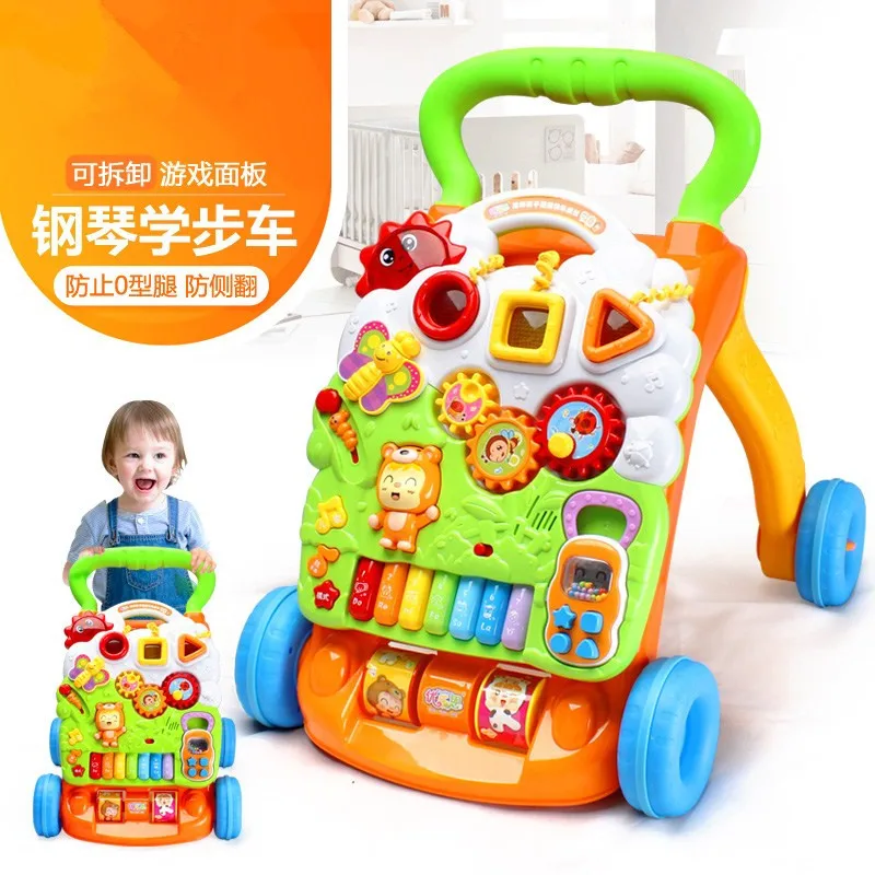 

Youleen Baby Walker Trolley Toys Infant Multi-functional Adjustable Speed Anti-Falling Baby Walker 0-2-Year-Old