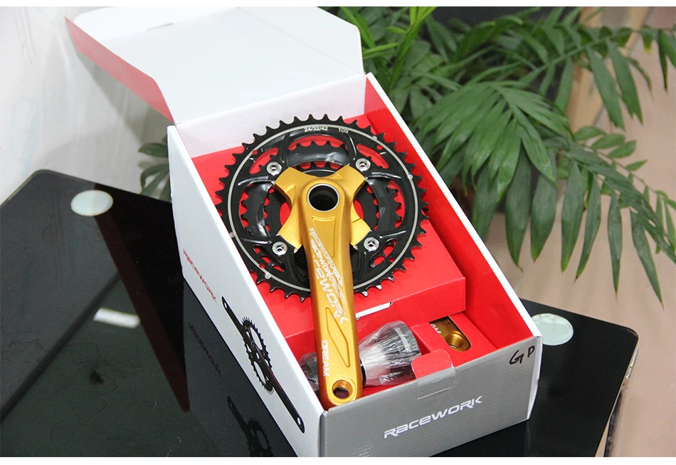 RACEWORK mtb Запчасти для велосипеда шатун mtb шатун для горного велосипеда шатун mtb carbono углеродистая сталь 170 42 т цепь колеса содержит ось