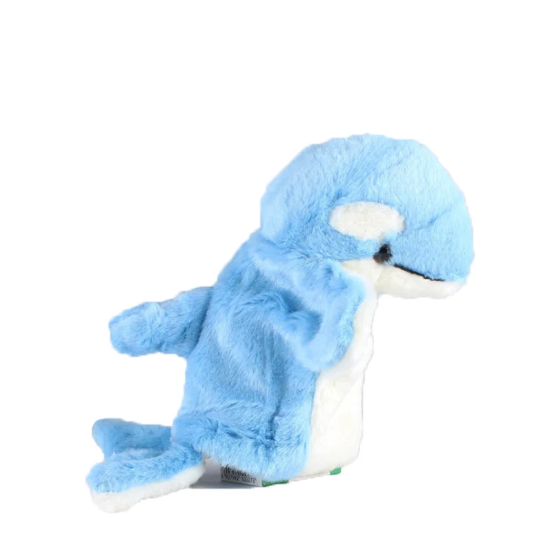 Dolphin 40 стилей, животные, ручная кукольная история, сказочные Игровые перчатки, мягкие игрушки, куклы для детей, подарок на день рождения, Рождество - Цвет: Dolphin