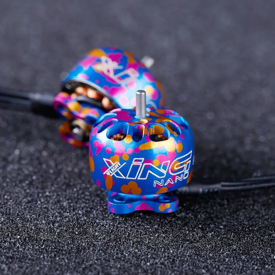 Iflight XING NANO 1105 4500KV 6000KV бесщеточный двигатель 3-4S Lipo батарея один Камуфляжный двигатель для FPV гоночного дрона