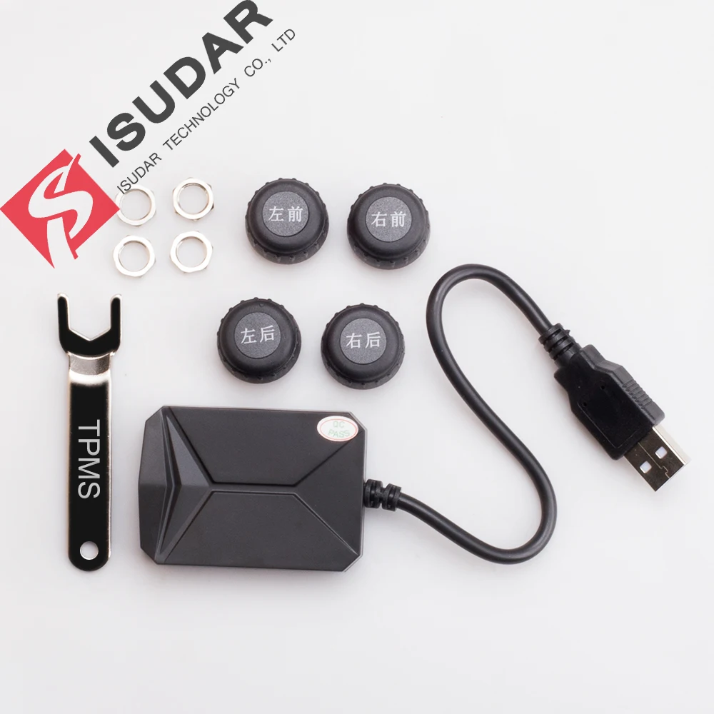 Isudar Tire Pressure Alarm Monitor For Isudar Series Android Car Multimedia Player TPMS