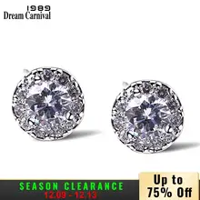 DreamCarnival1989 простой маленький цветок серьги-гвоздики CZ повседневная одежда ювелирные изделия Высокое качество AAA женские модные серьги гвоздики SE04666