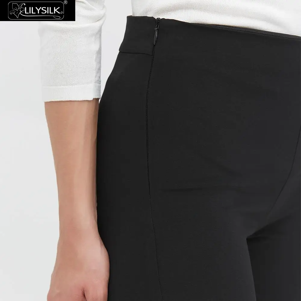 LilySilk шелковые брюки Slim Fit Женские Новые