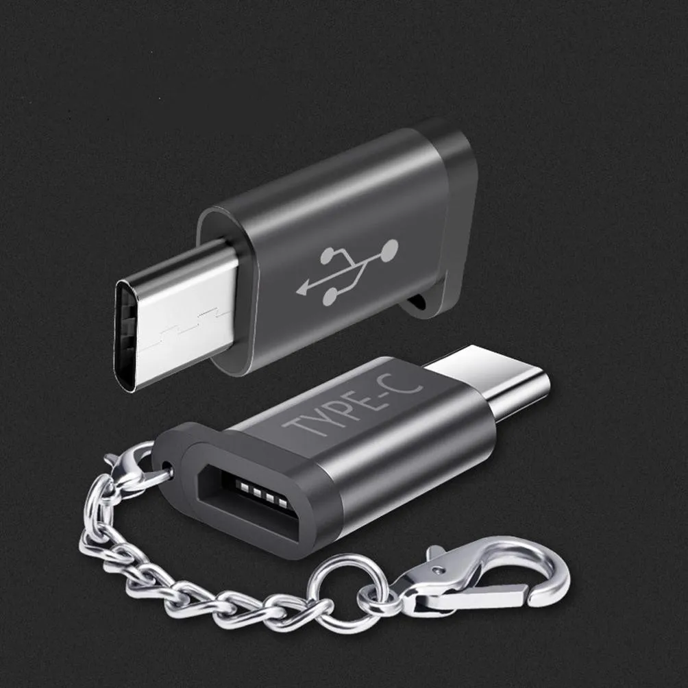 Ouhaobin USB-C type-C к Micro USB адаптер для зарядки данных для samsung Galaxy S9 USB конвертер для сотового телефона аксессуары зарядное устройство