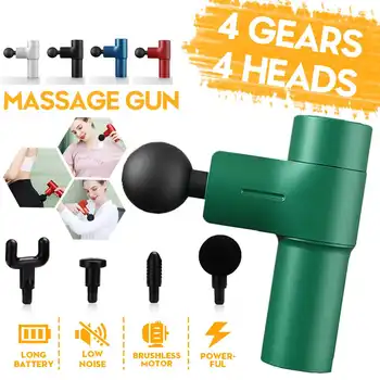 

Electric Massage Gun Vibration Fascial Gun Back Body Fitness Equipment Relief Pain Relax Body Muscle Relaxation Massager