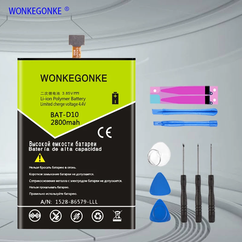 

WONKEGONKE BAT-D10 CA325685G Battery For Acer Liquid Jade S Liquid Jade Z S56 S57 Lithium Polymer Batteries Bateria