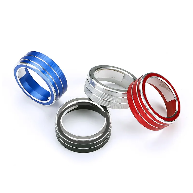 New Car Ac Climate Control Knob Trim Button Cover For Toyota Rav4 2019 2020 Auto Accessories