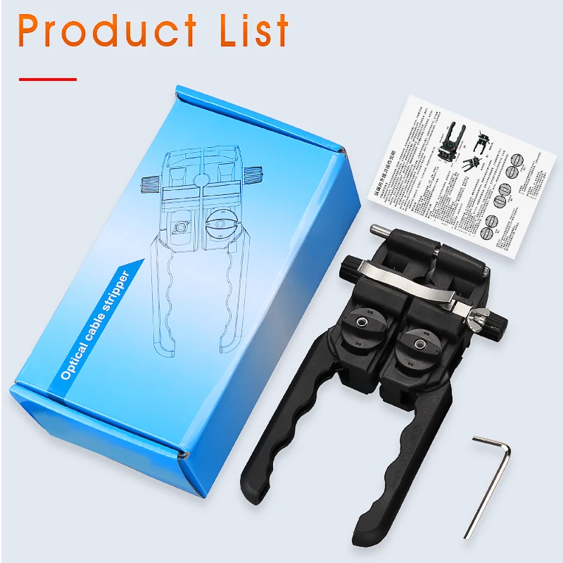 AUA-F9 Fiber Optic Stripper Transverse and longitudinal stripping knife 8-30mm Cable Jacket Slitter Fiber Cable opening cutter