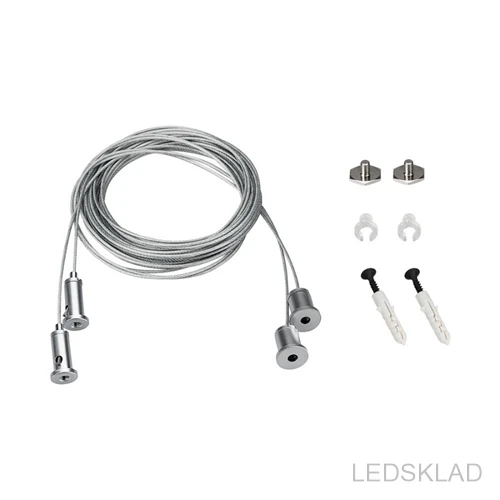 023419 Подвес S2-LINE 2x4m Long Set (Pad 15x2mm) (ARL Металл)-1компл. Arlight | Лампы и освещение