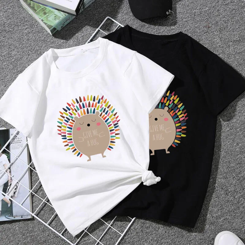 ZSIIBO  2019 new summer big boy girl funny funny shirt Batman and catwoman kiss crying round neck cotton T-shirt