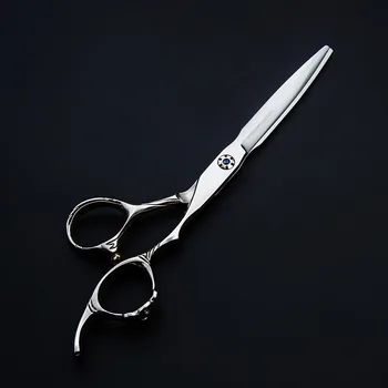 

Professional 6 inch Bow handle Hair Cutting Scissors Hairdressing Scissors Straight Thinning Scissors Barber Salon Tools