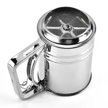 1 шт. Cupulate нержавеющая сталь порошок торт Сахар Мука выпечки ситечко сетка 13,3x9,6x9,6 см