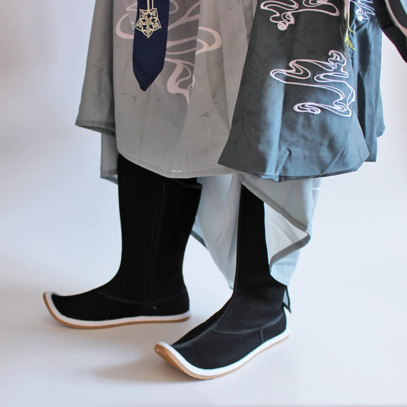 Bottes d'officier historique à bout pointu, accessoires Hanfu chinois  antiques, chaussures de Ninja pour sembordman, bottes de Kung Fu |  AliExpress
