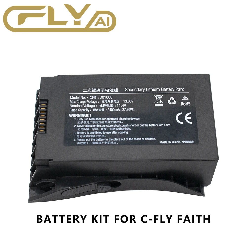 

Battery Kit For CFly Faith c-fly Drone Parts And Accessories Set D01008 Replacement Compatible For H01005 Balance Charger