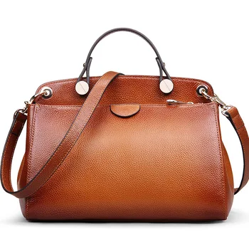 

2020 first layer cowhide female bag messenger bag fashion leather handbag shoulder bag