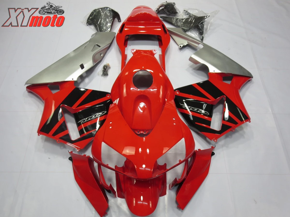 

Injection ABS Fairing For CBR600RR F5 2003-2004 Motorcycle Full Fairing Kits For CBR 600RR 03-04 Bodyworks Red Black and Silver