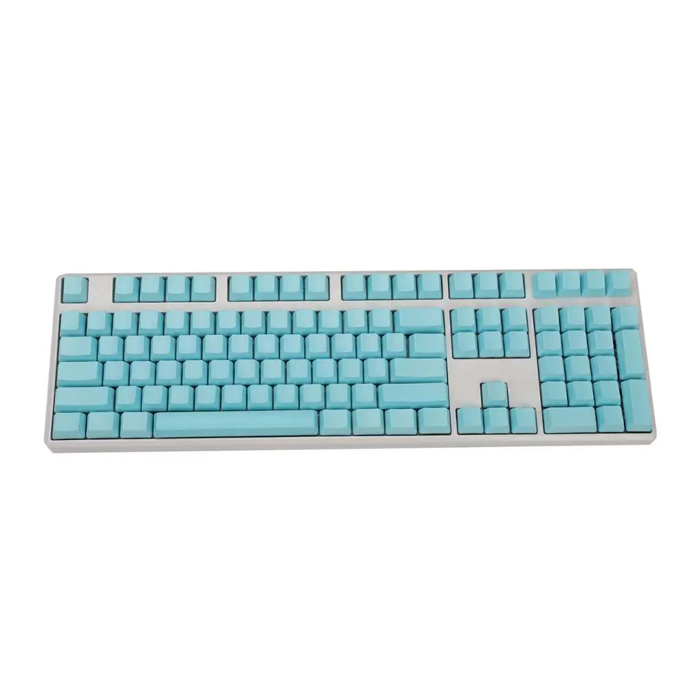 Пустая клавиатура YMDK Толстая PBT 108 ANSI со стандартом ISO для переключателей OEM Cherry MX 61