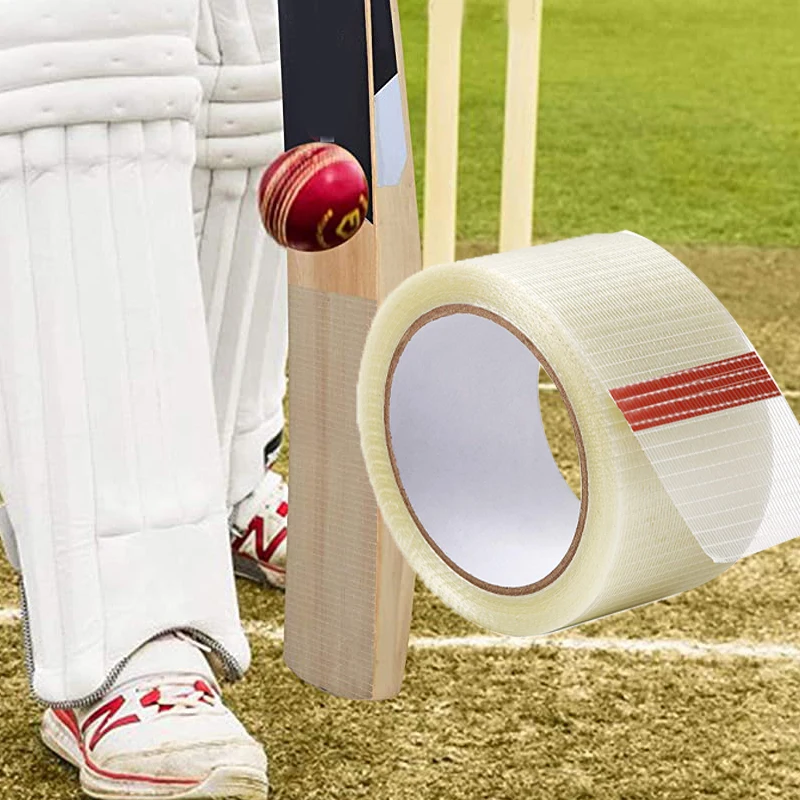 Clear Cricket Bat Protection Tape Safety Anti Crack Water Proof  Repair Fiber Tape Roll