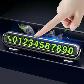 

Car Styling Temporary Parking Card Phone Number Card Plate Telephone Number Car Park Stop In Car-styling Automobile Accessories