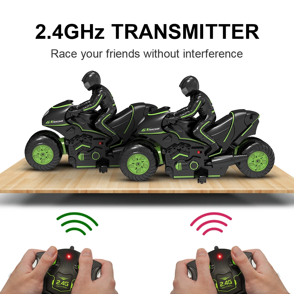 Controle remoto moto brinquedo escalada modelo de corrida motocicleta  presentes fonte do jogo para casa sala estar jardim infância - AliExpress