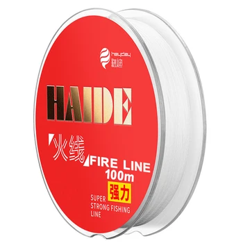 

100m Dyneema Fire line Braided Beading Thread Fireline PE Fibers White Coating Multifilament Super Strong Fishing Line