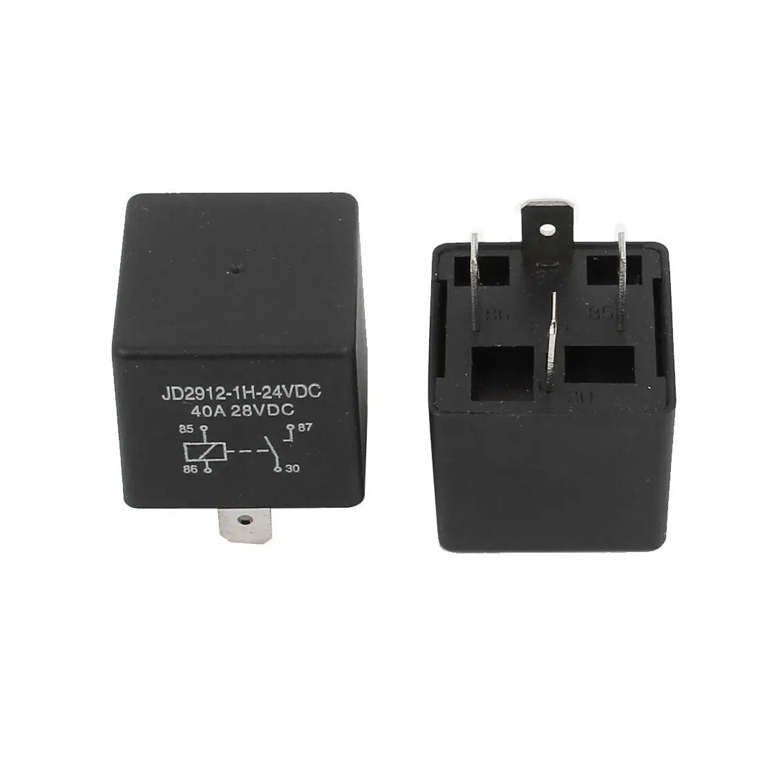 JD2912 DC 24V Катушка 40A 4 штифта SPST автомобиля безопасности реле питания 10 шт