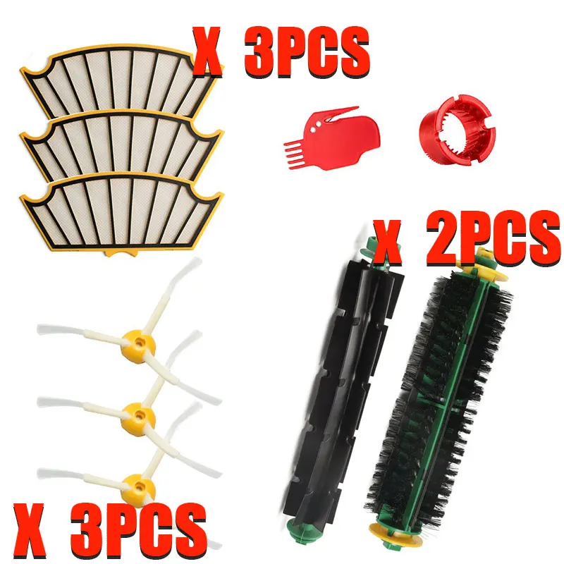 

Filter Brush Accessories Kit for iRobot Roomba 500 Series Vacumm Cleaning Tool Fit Roomba Vacuum Cleaner Filter Replacement 10Pc