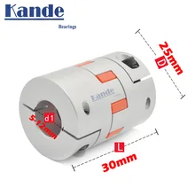 Connector Coupling-Motor Aluminium Plum Three-Jaw CNC Flexible BW 5/6/6.35-/..