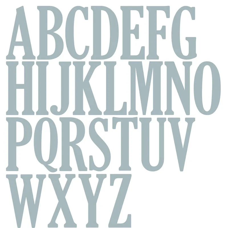 

Single Letter Metal Cutting Dies Stencils for Scrapbooking Embossing Die Paper Cards Making Album Decorative New 2019