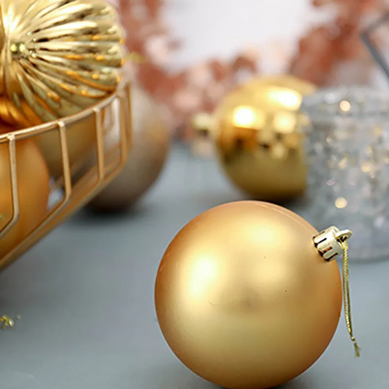 

34pcs / 8cm Christmas Tree Decoration Ball Decoration Christmas Party Hanging Ball Assorted Set Christmas Tree Decoration Orname