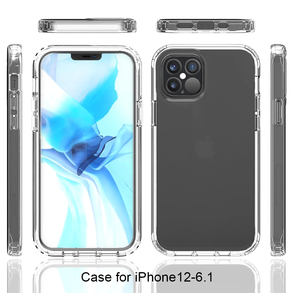 iphone 12 pro wallet case 2 in 1 High Transparency Bumper Shockproof Phone Case For iPhone 14 13 11 12 Pro Max XR XS Max X 7 8 Plus Silicone Protect Cover best iphone 12 pro case