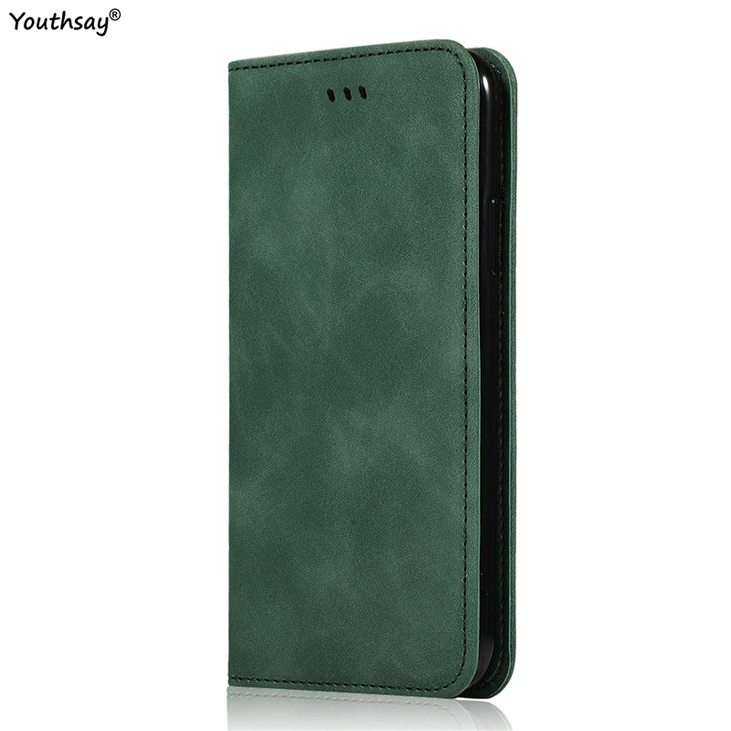 Army Green Чехол для Xiaomi Redmi Note 8, чехол для Redmi Note 8 Pro 7, кожаный чехол с откидной крышкой, чехол для телефона для Xiaomi Redmi Note 8 - Цвет: Army Green