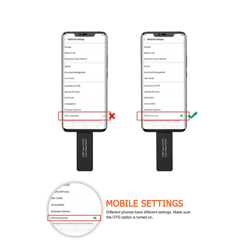 USB 3 0 устройство для чтения карт памяти Type c OTG android адаптер кардридер micro SD TF microsd