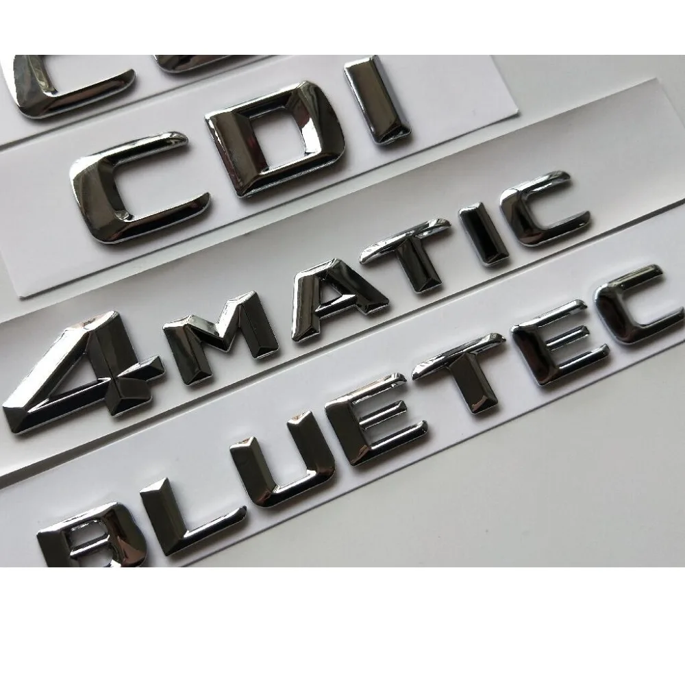 Trunk Rear Emblem Badge Chrome Letters S 65 for Mercedes W220 W221 S-CLASS S65