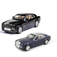 1:24 автомобилей Hot Wheel модель автомобиля Rolls Royce Sweptail металлические двери тела можно открыть музыкальная с подсветкой машина литья под давлением игрушка