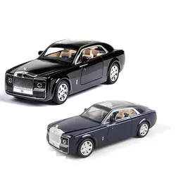 1:24 автомобилей Hot Wheel модель автомобиля Rolls Royce Sweptail металлические двери тела можно открыть музыкальная с подсветкой машина литья под