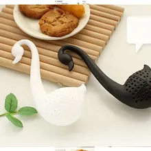 Милый в форме лебедя Дуршлаг Чайная ложка с фильтром Чайная ложка Фильтр для заварки