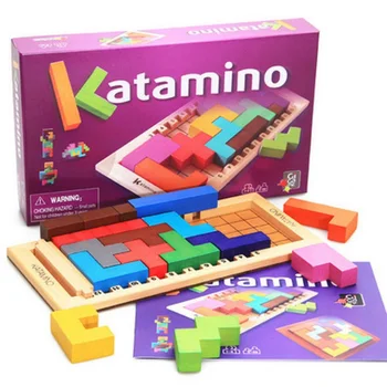 

Wooden educational toy tetris jigsaw puzzle for children and baby
