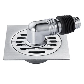 

Stainless Steel Floor Drain with Connector Set Quick-drain Pipe Connector Washing Machine ABS Universal Hose Adapter Disposer