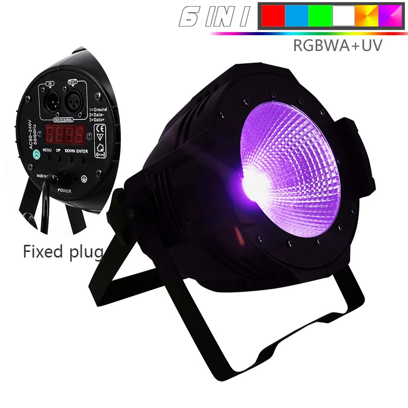 SHEHDS LED COB 200W Only Violet Strobe Stage Light DMX Controller Mobile Production Churches Professional Stage Lighting Design - Цвет: 200W RGBWA UV